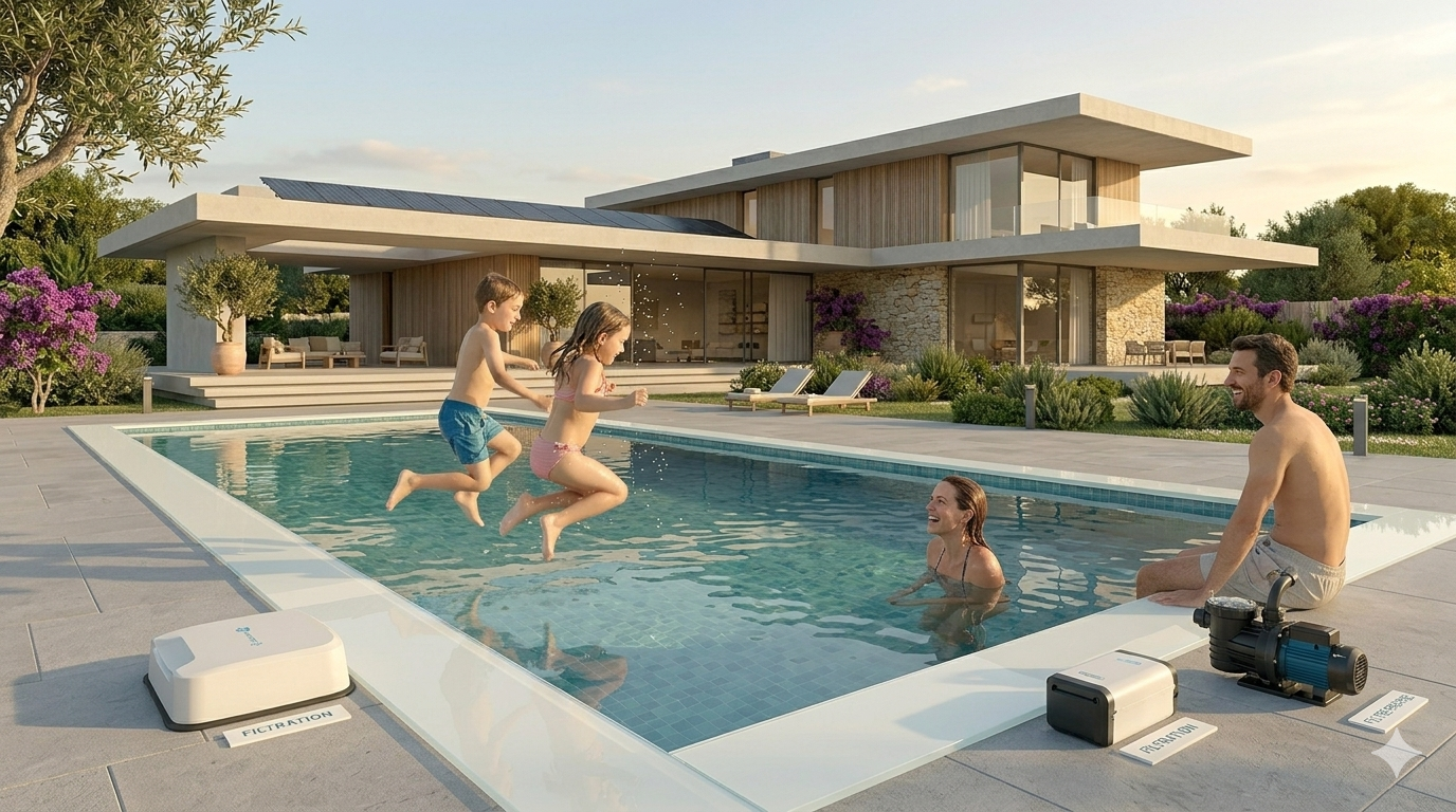 sérénité en piscine